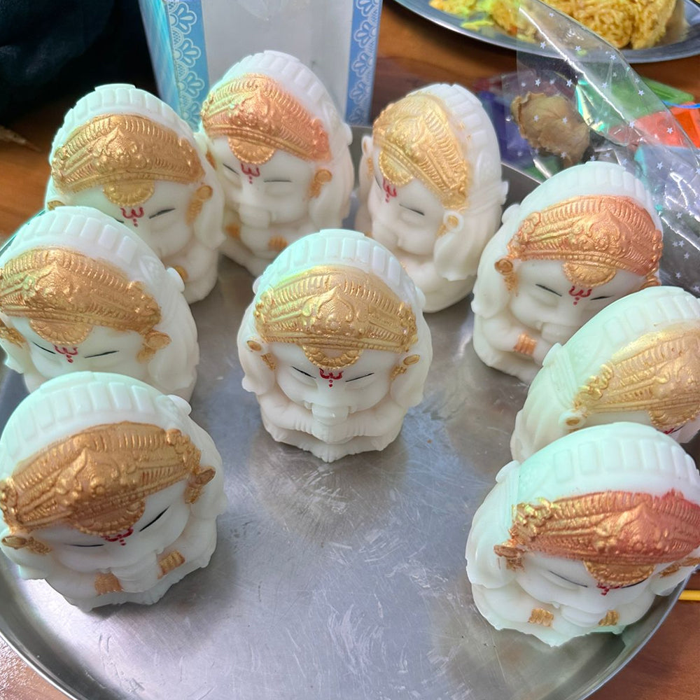 Shri Ganesha and Modak Candle for Festival Decoration