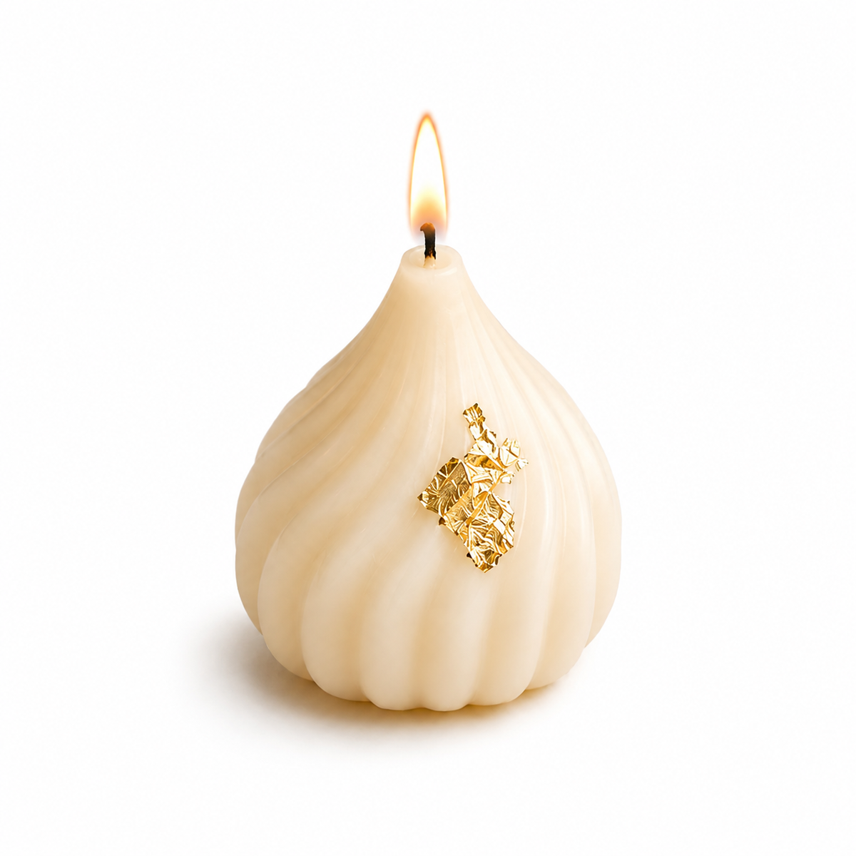 Modak Gold Leaf Decorative Mold Candle