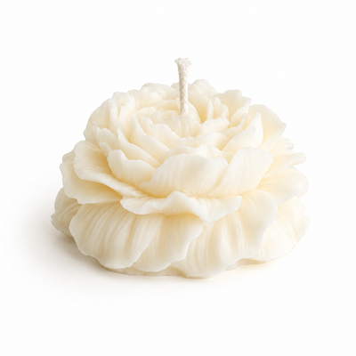 Peony Flower Mold Candle