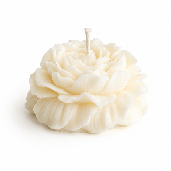Peony Flower Mold Candle
