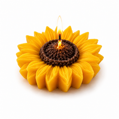 Sunflower Bloom Mold Candle