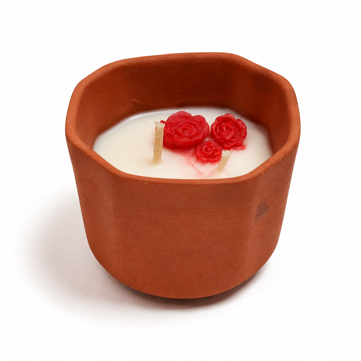 TOHAFA Tuberose Fragrance Terracotta Hexagon Candle