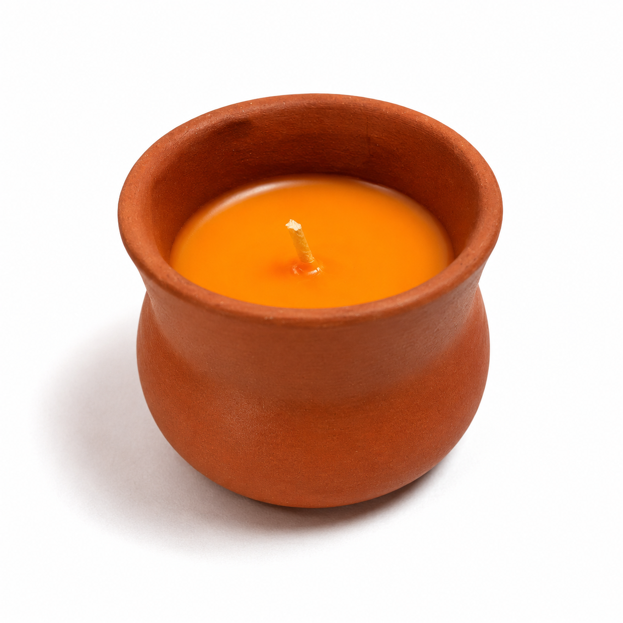 TOHAFA Neroli Fragrance Terracotta Matki Candle