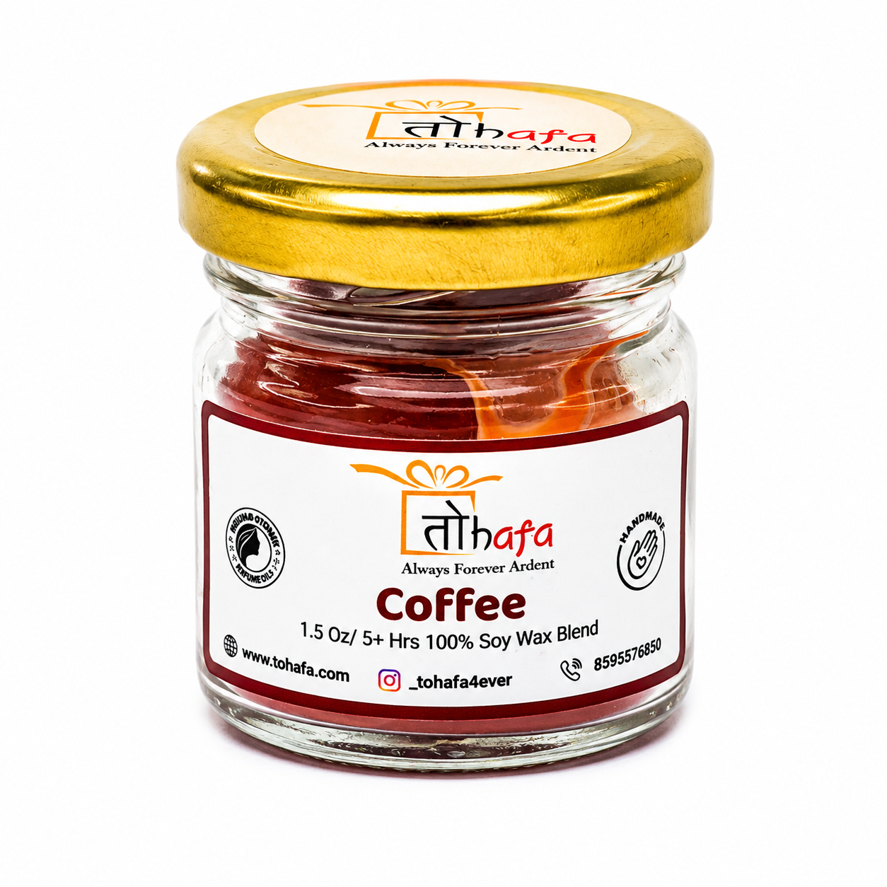 TOHAFA Soy Wax Jar Candle Gift Set Pack of 6