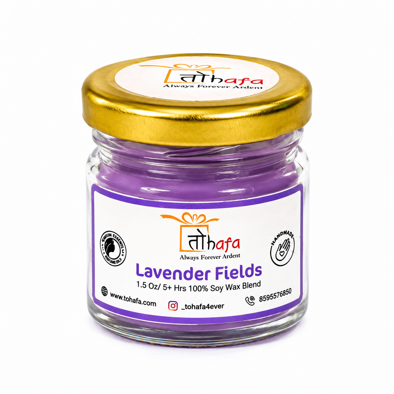 TOHAFA Soy Wax Jar Candle Gift Set Pack of 6