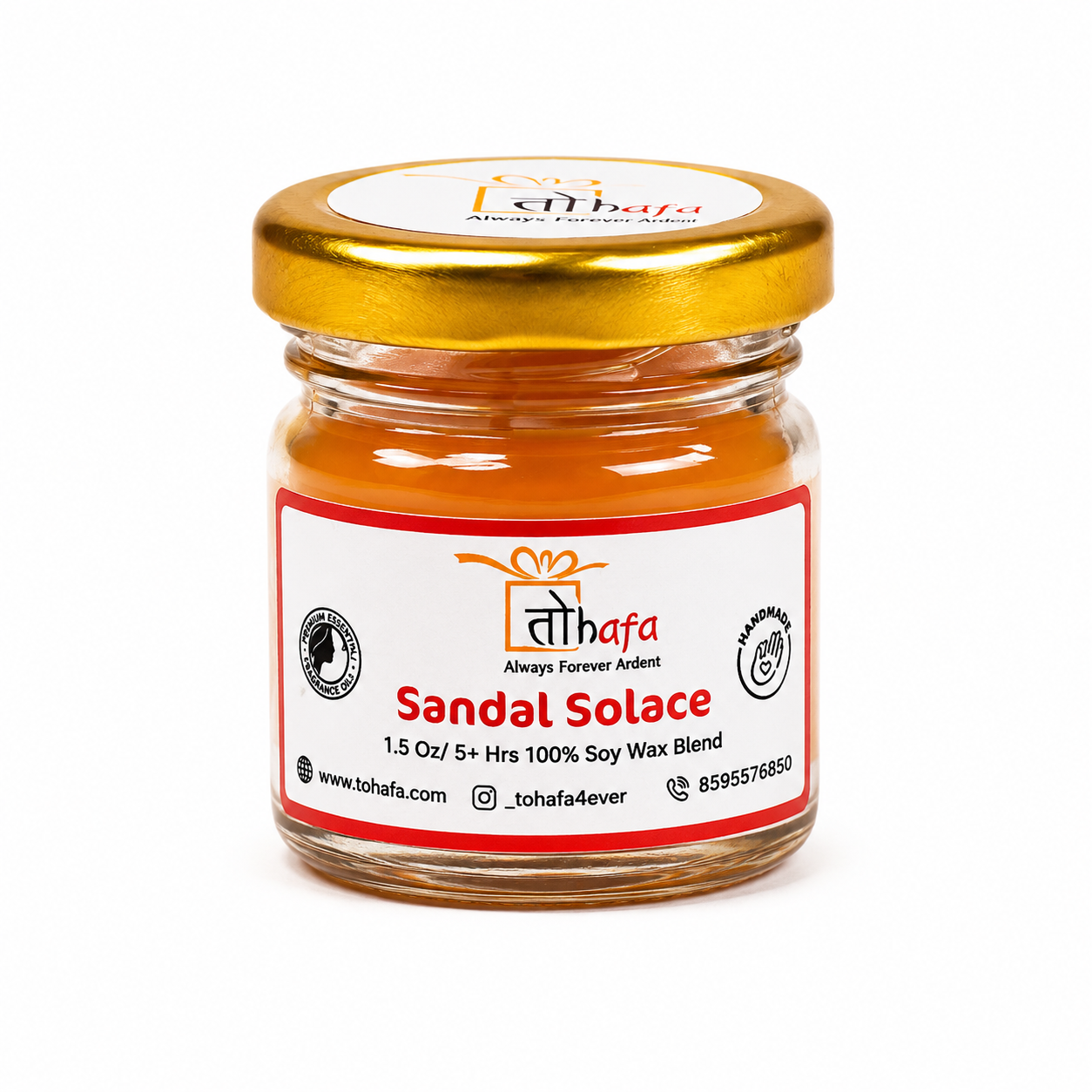 TOHAFA Soy Wax Jar Candle Gift Set Pack of 6