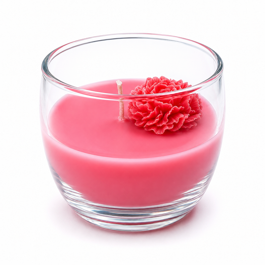 Tohafa Rose Bliss Glass Votive Candle