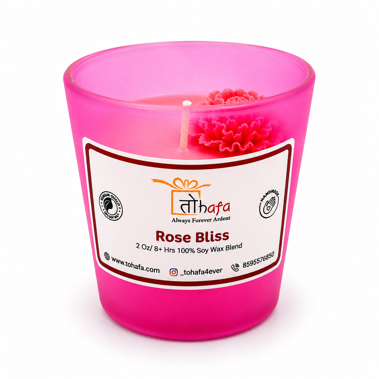 Tohafa Rose Bliss Votive Candle