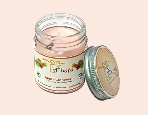 Tohafa Apple Cinnamon Scented Candle
