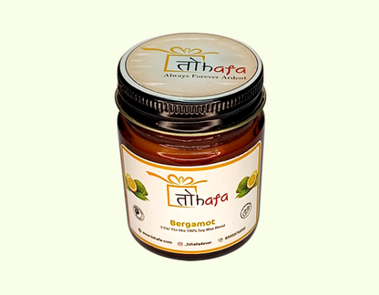 Tohafa Bergamot Scented Candle
