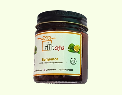 Tohafa Bergamot Scented Candle