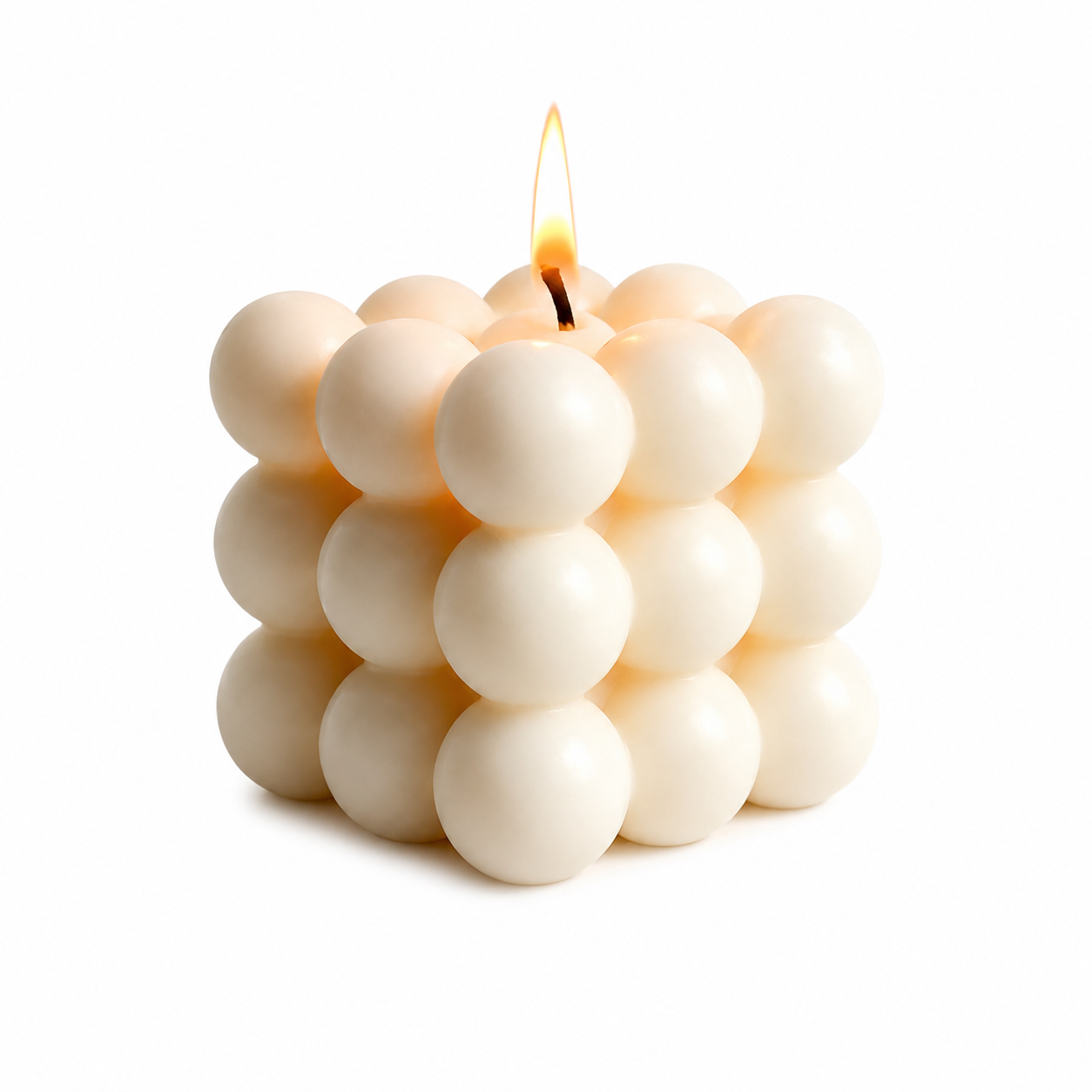 Tohafa Big Bubble Cube Mold Candle