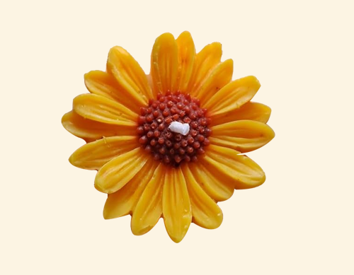 Tohafa Daisy Flower Scented Candle