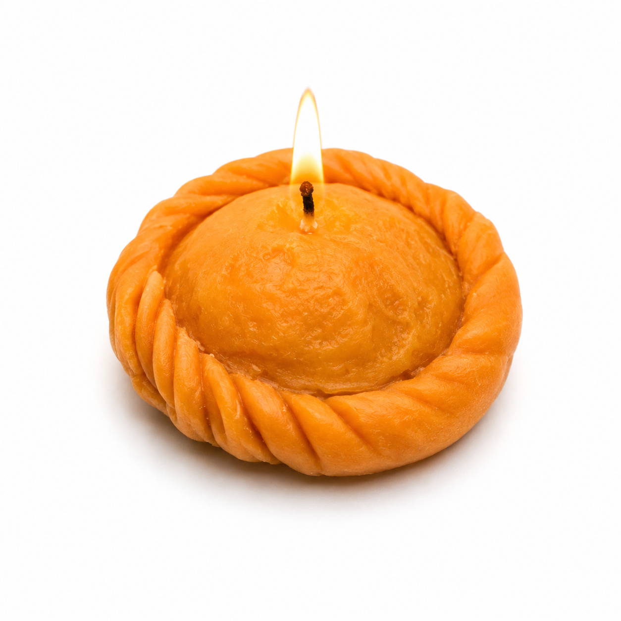 Tohafa Gol Gujiya Round Mold Candle