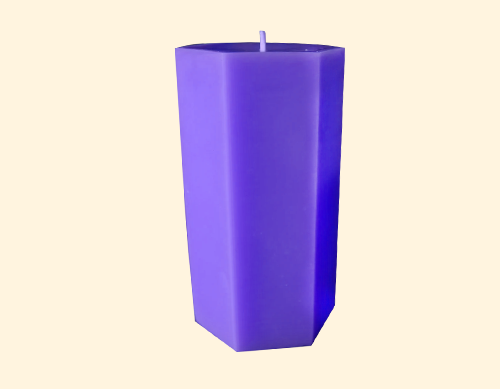Tohafa Hexagonal Pillar Scented Candle