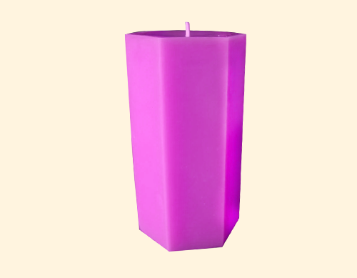 Tohafa Hexagonal Pillar Scented Candle