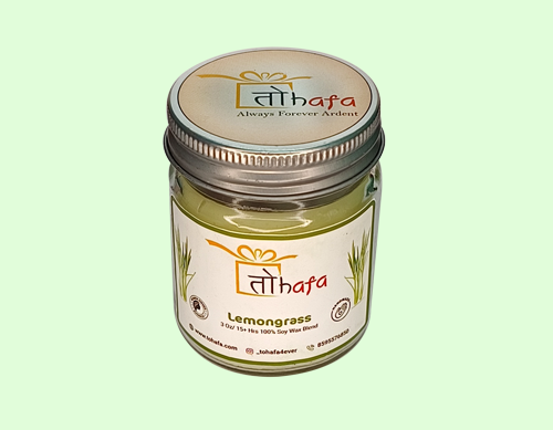 Tohafa Lemongrass Scented Candle