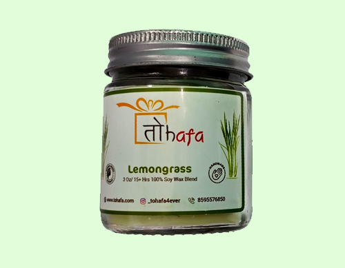 Tohafa Lemongrass Scented Candle
