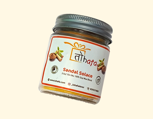 Tohafa Sandal Solace Scented Candle