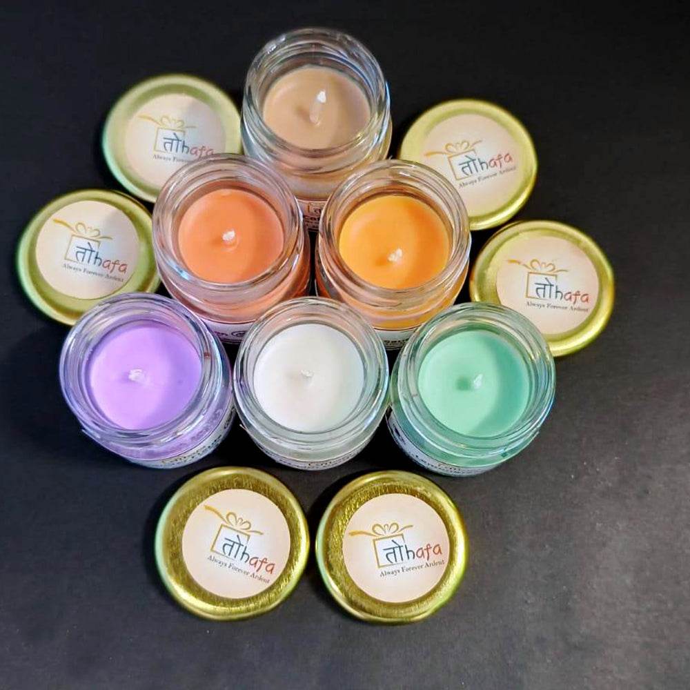 Tohafa Scent Magix – Combo of 6 Premium Scented Candles | Natural Soy Wax