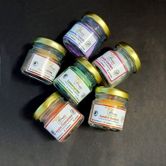 Tohafa Scent Magix – Combo of 6 Premium Scented Candles | Natural Soy Wax