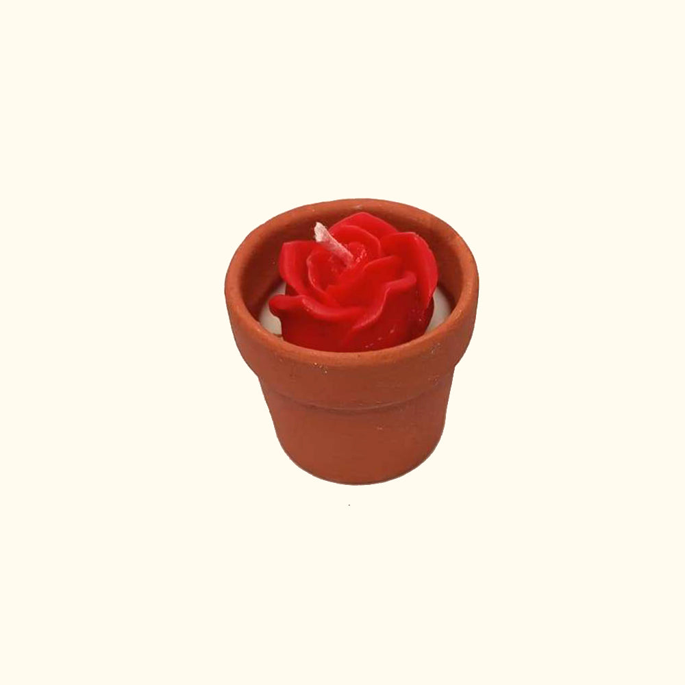 Small Succulent Pot Candle