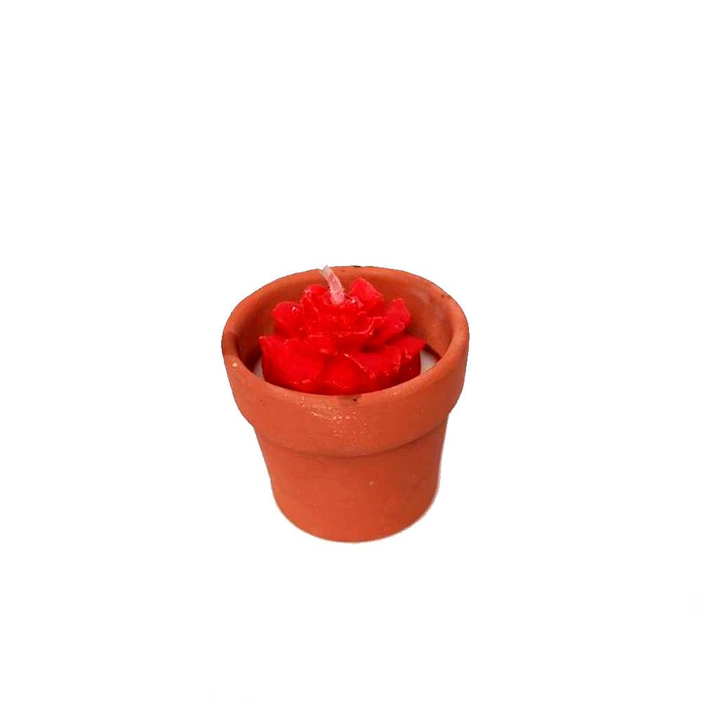 Small Succulent Pot Candle